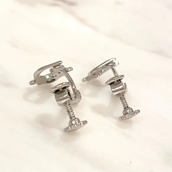 DIOR SILVER EARRINGS❤️ - Picture 3 of 6